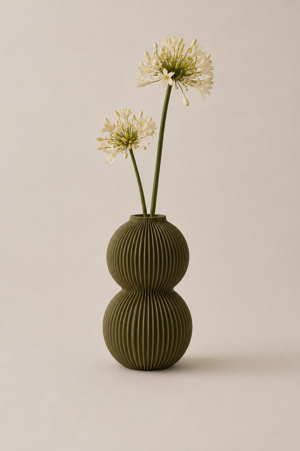 ORB Olive vase by Layvra Studio